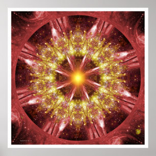 Poster Solaire Mandala 12