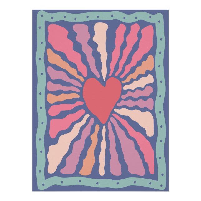 Poster Solar Heart (Devant)