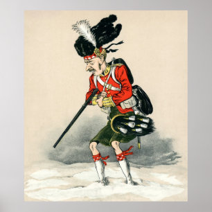 Poster Soldat Gordon Highlander