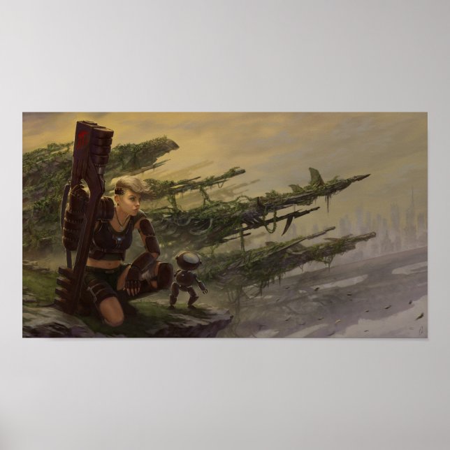 Poster Soldat solitaire (Devant)