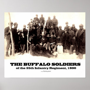 Poster Soldats de Buffalo du 25ème régiment