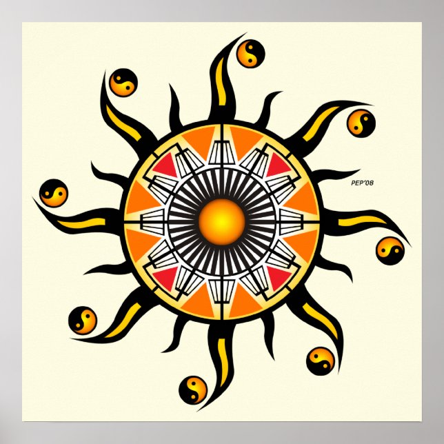 Poster Soleil d'un panier (Devant)