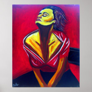 Poster Soleil rouge