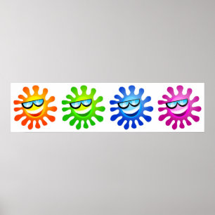 Poster Soleils cool