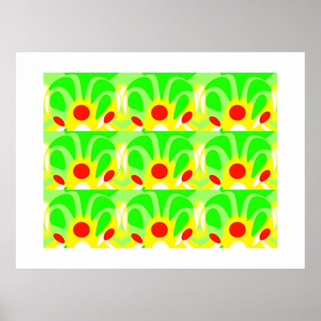 Poster Soleils montants (Devant)