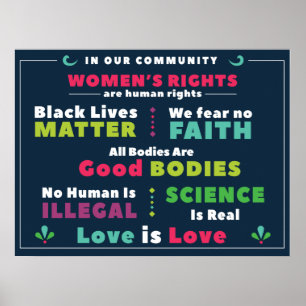 Poster Solidarité Dans Notre Communauté