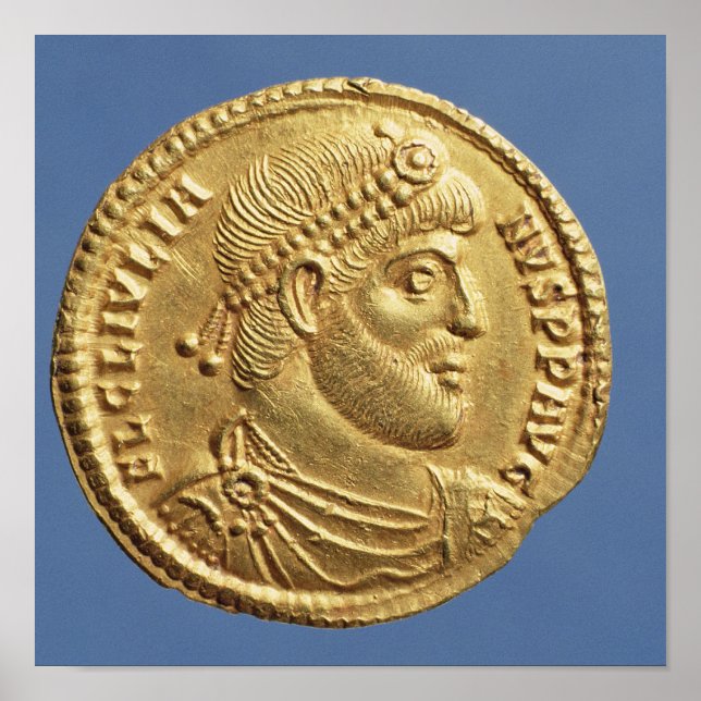 Poster Solidus de Julien l'apôtre drapé (Devant)