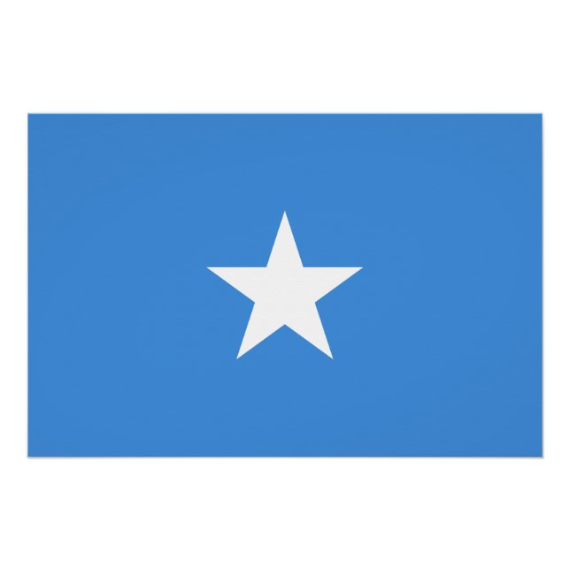 Poster Somalia Flag (Devant)