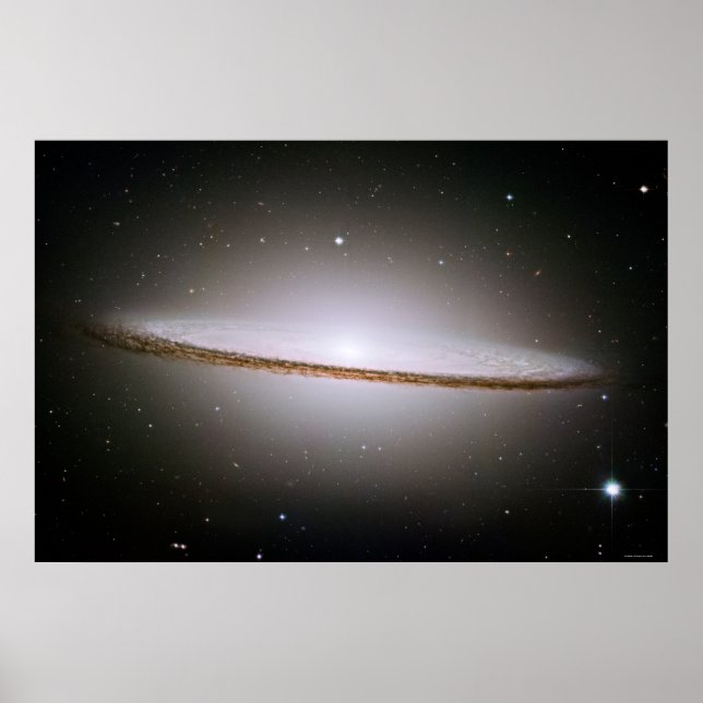 Poster Sombrero Galaxy (Devant)