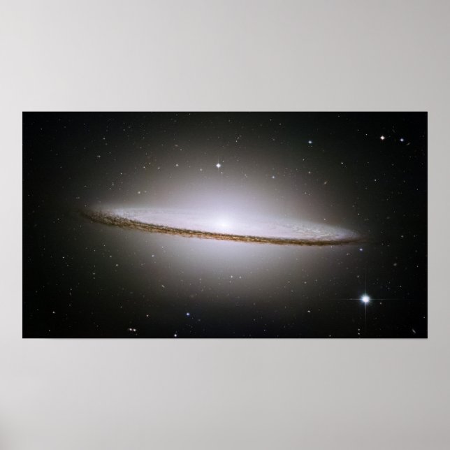 Poster Sombrero Galaxy (Devant)