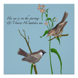 Poster Son oeil est sur le Bruant