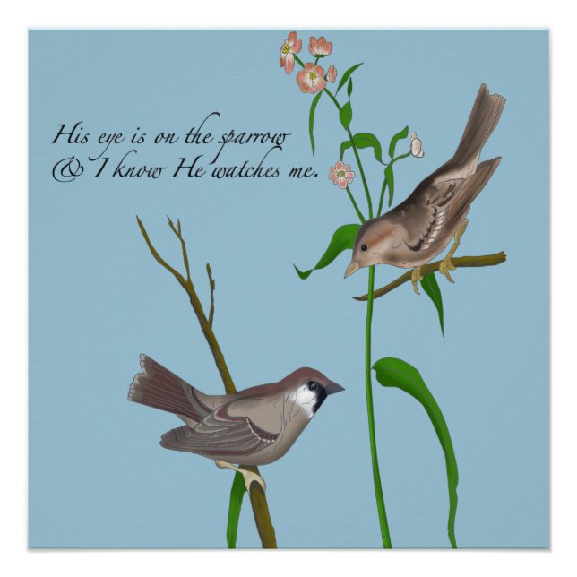 Poster Son oeil est sur le Bruant (Devant)