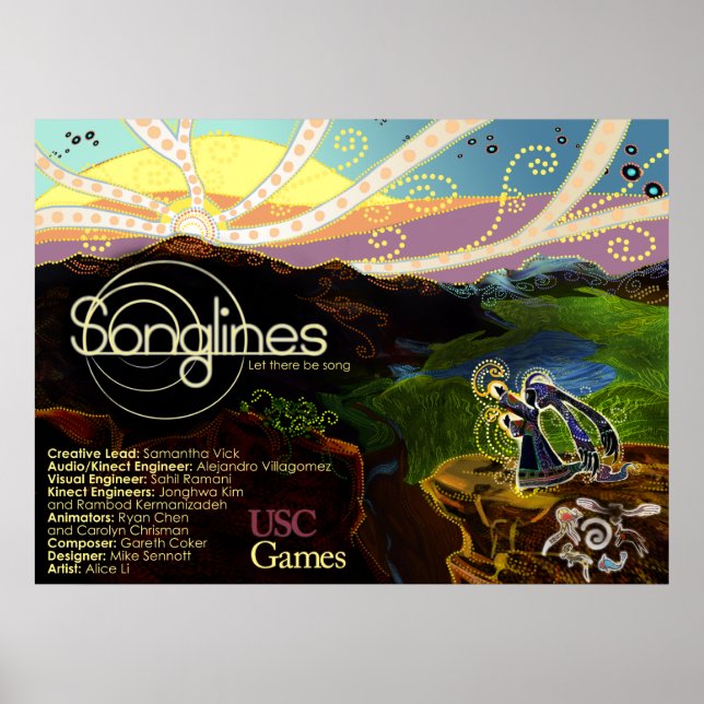 Poster Songlines (Devant)