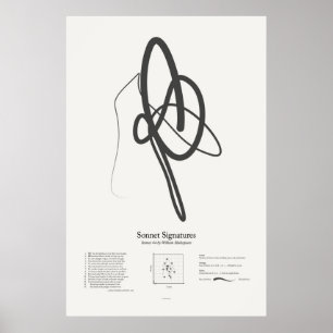 Poster Sonnet Signatures : Sonnet 44
