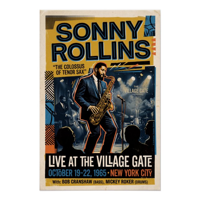 Poster Sonny Rollins  (Devant)