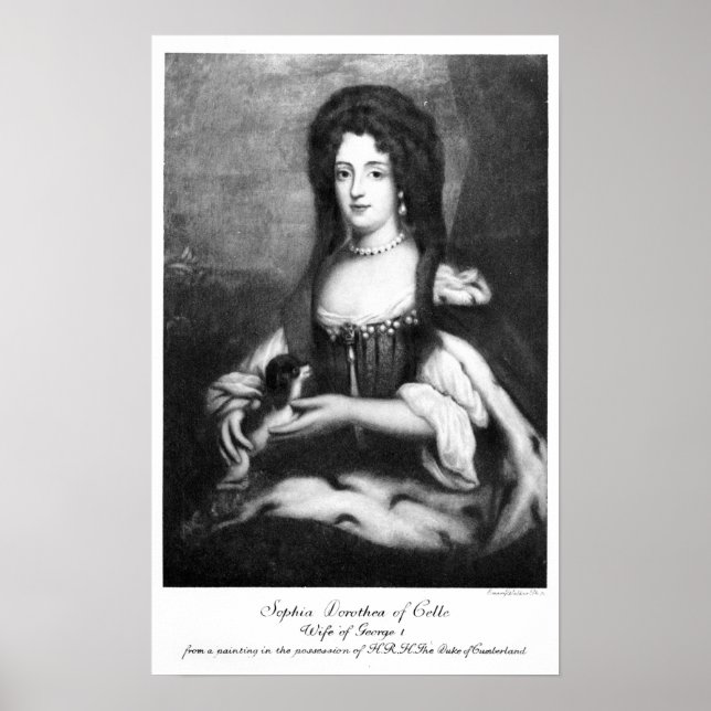 Poster Sophia Dorothea de Celle (Devant)