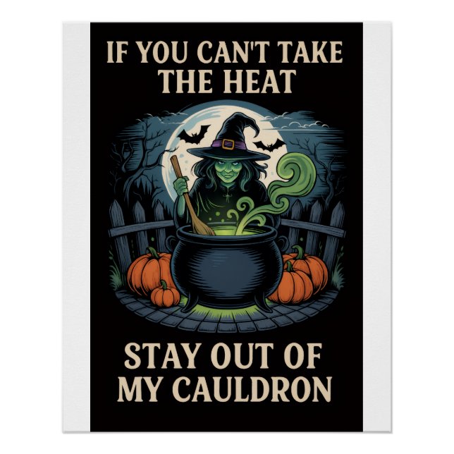 Poster Sorcière à l'affiche Cauldron (Devant)