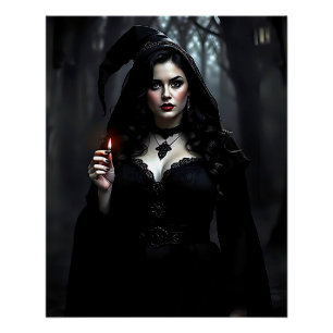 Poster Sorcière nocturne