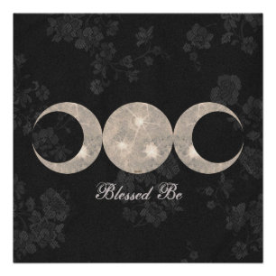 Poster Sorcière Prim Triple Déesse Lune