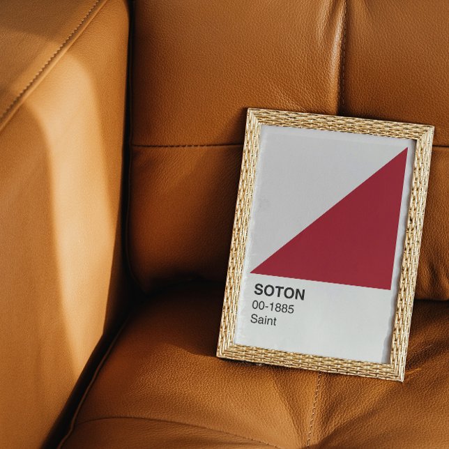 Poster Soton Saint - Bordure blanche (Créateur téléchargé)