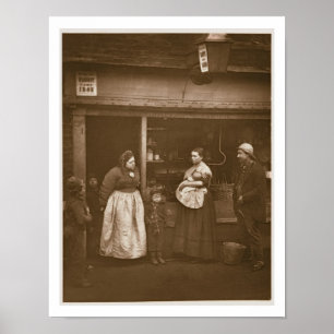 Poster Souffre des inondations, de 'Street Life in Lon