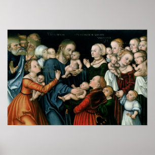 Poster Souffrez les petits enfants à venir vers moi, 1538