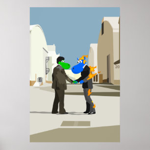 Poster Souhaitez Que Vous Étiez Hippo