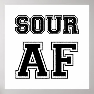 POSTER SOUR AF