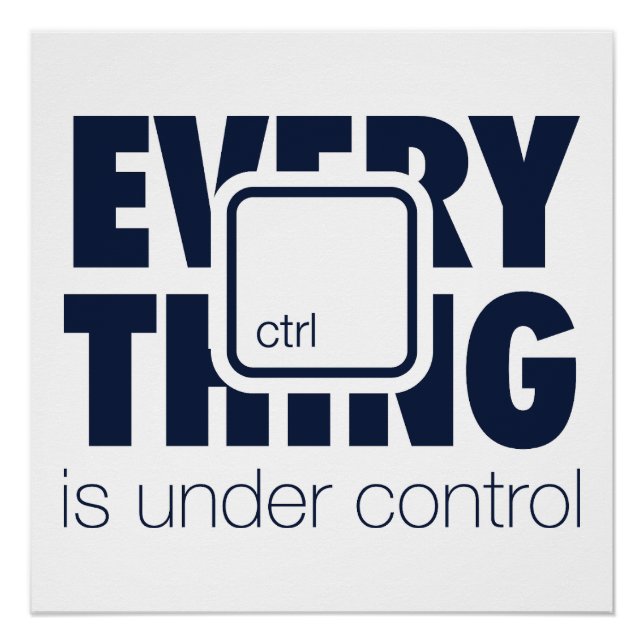 Poster Sous ctrl (Devant)