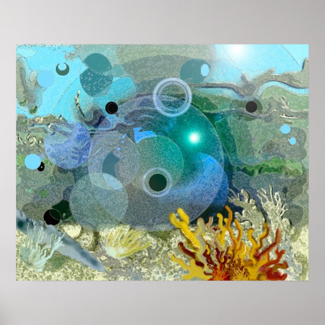 Poster sous la mer 2 (Devant)