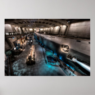 POSTER SOUS-MARINE U-505 ALLEMANDE