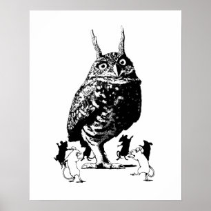 Poster Sous une lune bleue