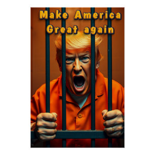 Poster Soutenez Kamala Walz Justice Trump Drôle Satire