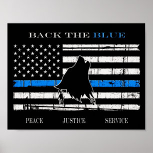 Poster Soutenez le bleu
