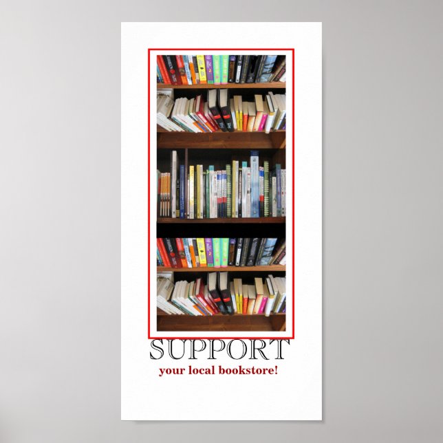 Poster Soutenez votre librairie locale (Devant)