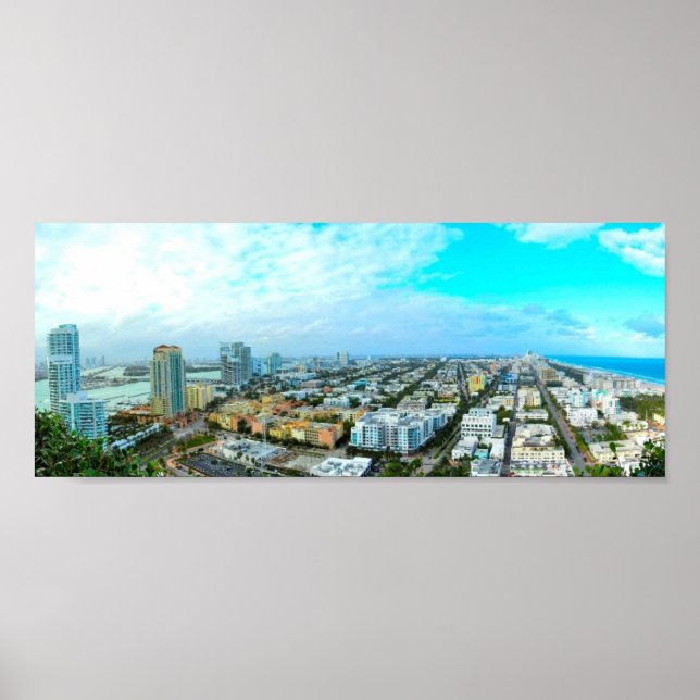 Poster ~South Beach~ SOUTH BEACH POSTER, CUSTOMIZE IT! (Devant)