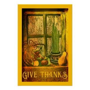 Poster Southwest inspirateur Donner Merci Thanksgiving