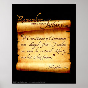 Poster - Souvenez-vous de ce que vos pères ont dit