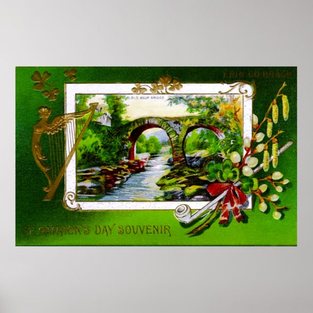 Poster souvenir de la Saint Patrick (Devant)