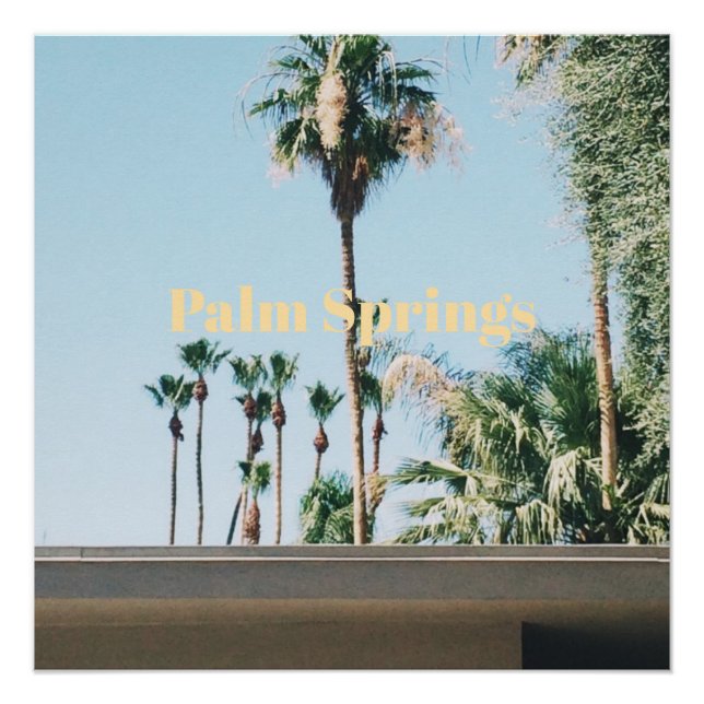 Poster Souvenir de voyage de Palm Springs (Devant)