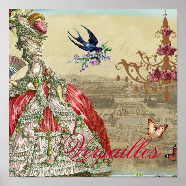 Poster Souvenirs de Versailles (Devant)