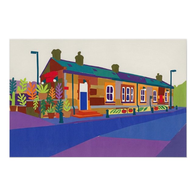 Poster Sowerby Bridge Station Salles de rafraîchissement  (Devant)