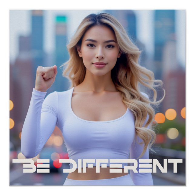 POSTER SOYEZ DIFFÉRENT -  (Devant)