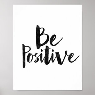Poster Soyez positif