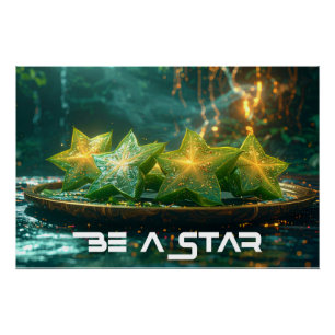 POSTER SOYEZ UNE STAR - SOYEZ DIFFÉRENT