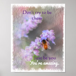 Poster Soyez votre auto-affiche Extraordinaire