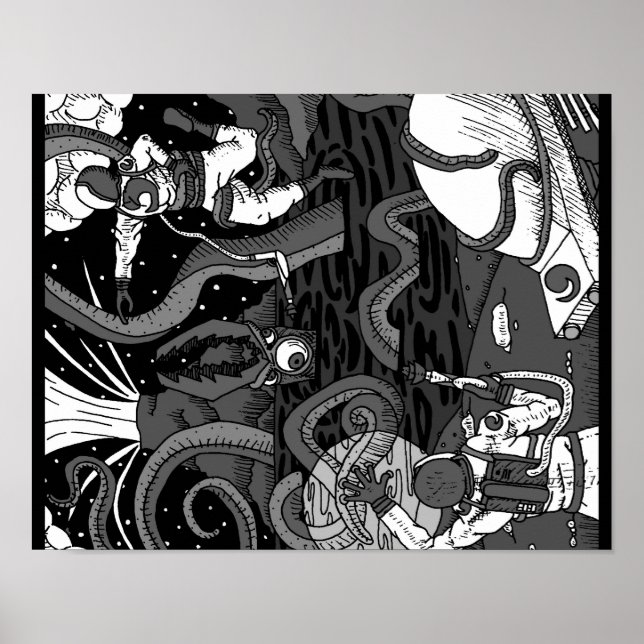 Poster Space Kraken (Devant)