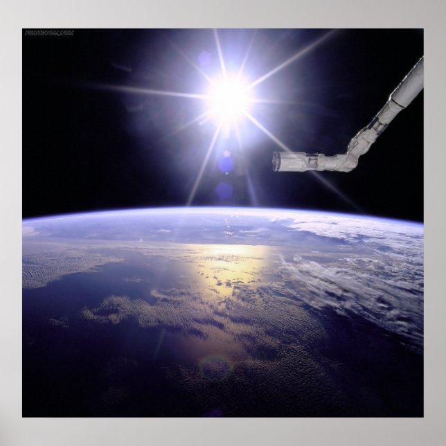 Poster Space Shutter Earth Limb (Devant)