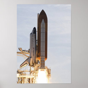 Poster Space Shuttle Endeavor se lève sur 2