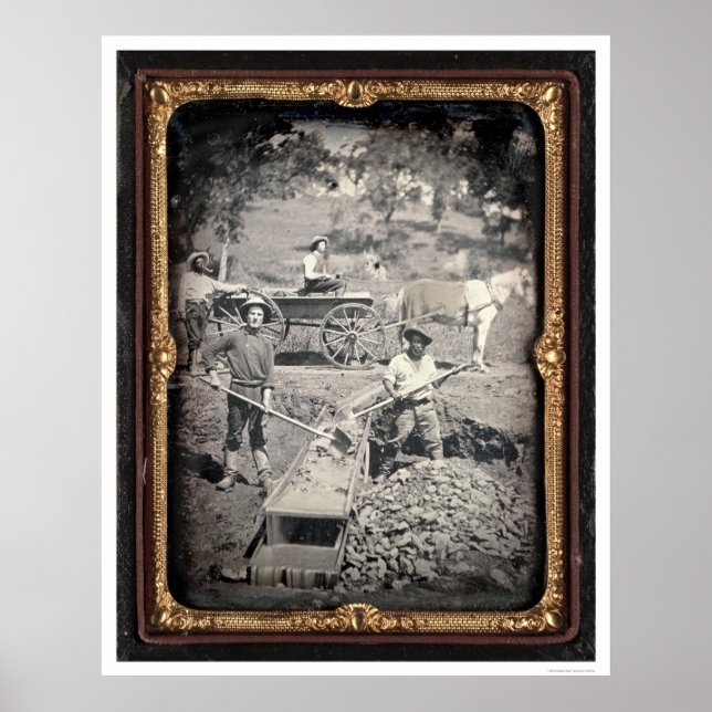 Poster Spanish Flat, 1852 par Joseph Blaney Starkweather (Devant)